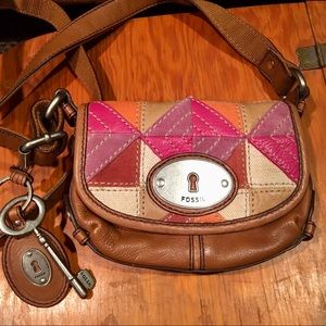 Fossil Crossbody Maddox Small Patchwork